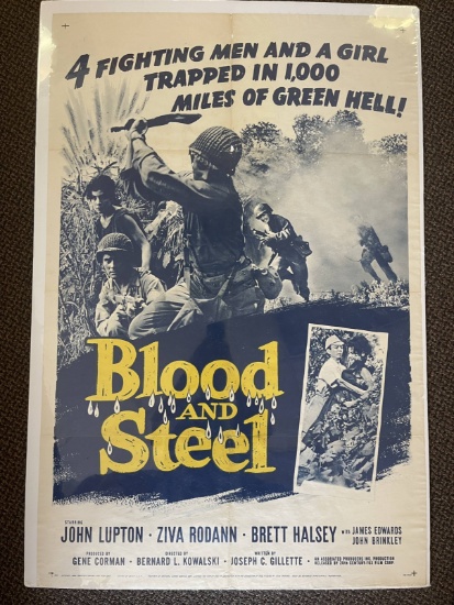 1959 WWII War Movie 1-Sheet Movie Poster.