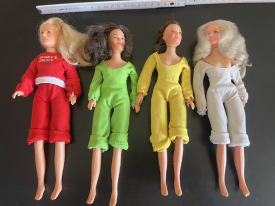 (4) 1977 "Charlie's Angels" Action Figures / Dolls.