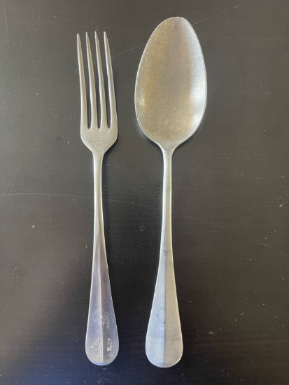 (2) WWII German Military Tableware Pieces.