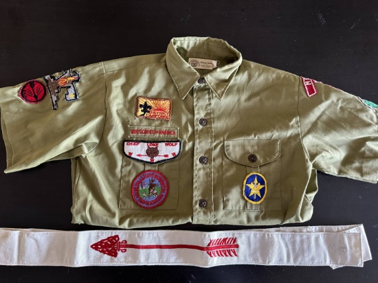 Vintage BSA/Boy Scout OA Scout Shirt.