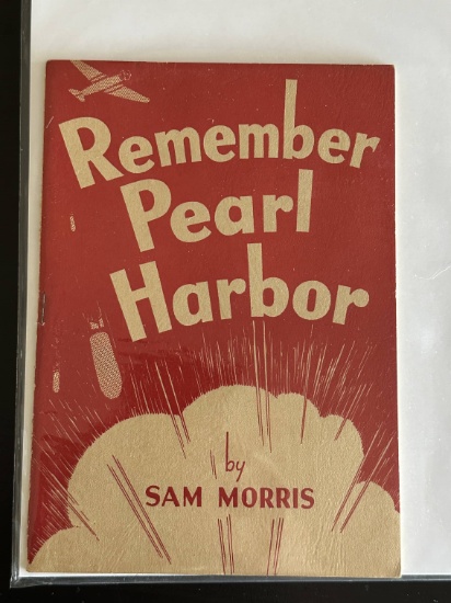 1943 "Remember Pearl Harbor" Temperance Booklet.