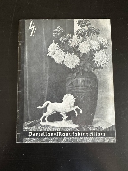 WWII German SS Allach Porcelain Catalog.