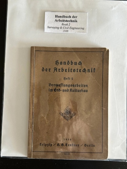 WWII 1938 German RAD Softcover Book.
