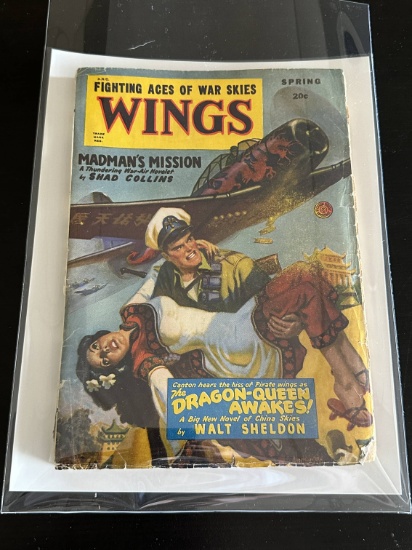 Vintage Wings WWII Story Pulp Magazine.