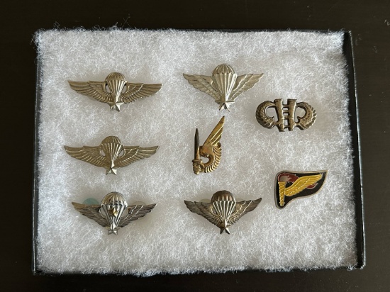 Collection of Vietnam War Airborne Wings, Etc.