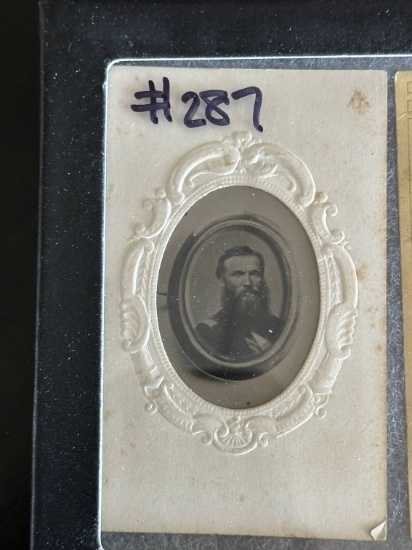 Civil War Union Officer Tintype Photo