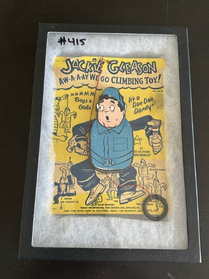 1950's Jackie Gleason "Away We Go" Climbing Toy on Original Card.
