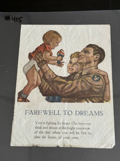 WWII Propaganda Leaflet to American Troops From Germans.