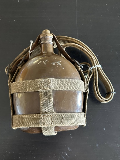 WWII Japanese Army Canteen with Strap.