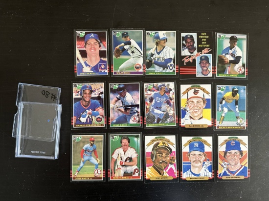 (15) 1985 Leaf / Baseball Star Cards.