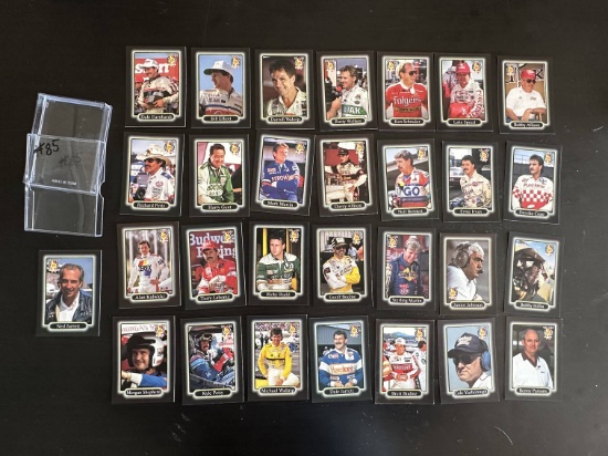 1990 MAXX / Holly Farms Racing Card Partial Set.