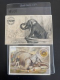 (2) Antique Trade Cards PT Barnum 