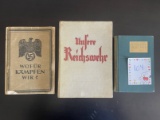 (3) German WWII G.I. Bringback Books.
