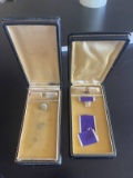 WWII U.S. Purple Heart / Silver Star Medal Boxes.