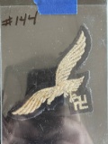 WWII German Luftwaffe Cloth Eagle - Gray