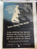 WWII British VD/Venereal Disease Prevention Poster.