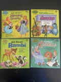 (3) Vintage Kids' Walt Disney Records.
