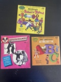 (4) Vintage Kids' Walt Disney Records.