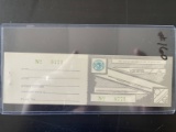 Antique KKK / Ku Klux Klan Membership Card w/Stub.