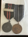 WWII Finland (2) Medal Mounted Group.