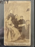 Civil War CdV of Abraham Lincoln and Family