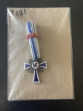 WWII German Bronze Mother's Cross w/Ribbon.