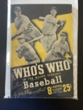 1940 'Who's Who in Baseball' Magazine - DiMaggio Cover.