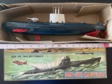 1950's Marusan Bat-Op SSN-571 Submarine - Nautilus.