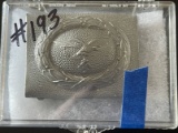 WWII German Luftwaffe Aluminum Belt Buckle.