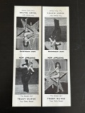 (2) Antique Burlesque Dancer Trudy Wayne Table Cards.