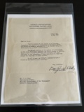 WWII General MacArthur Letter to Span-Am Vet.
