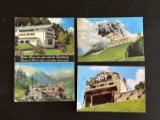 3 Cards Representing Hitlers House Being Blown up