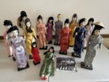 Large Collection Vietnam War Souvenir Dolls.