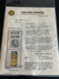 WWII 1942 Rat Poison Advertising Sheet. Anti-Japanese undertones.