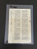 Unusual WWII U.S. Propaganda Leaflet to Japanese.