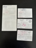 (4) Letters From U.S. P.OW. in German POW Camps/Stalags.