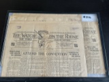(5) WWI 3rd Division Germany Occupation Newspapers. U.S. Army.