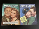 (2) WWII Movie Star Military Related Cover Magazines.