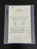 WWI Propaganda Leaflet - From Balloon.