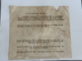 Vietnam War Pre-Tet Offensive Propaganda Leaflet.