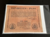 WWII Unit Surrender Propaganda Leaflet.