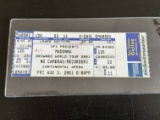 2001 Madonna Unused Full Ticket with Stub.