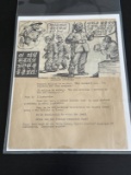 Korean War Propaganda Leaflet with Translation Sheet.