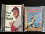 Antique Joe DiMaggio / Stan Musial Paperback Books.