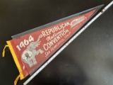 1964 Republican National Convention Souvenir Pennant.
