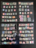 4 Collector Pages of World War II ERa Postage Stamps Featuring Hitler Many are Used and Some Look Un