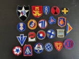 Lot of Multiple Vintage Military Patches See Pics