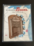 1954 Milwaukee Braves Yearbook - Nice Shape!