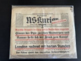 (3) WWII German NSDAP Newspapers .