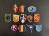 (12) Vintage Post-WWII U.S. Army Unit Patches